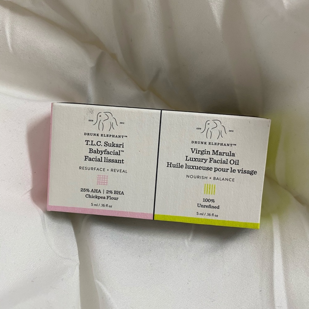 Drunk Elephant - Babyfacial & Luxury Facial Oil